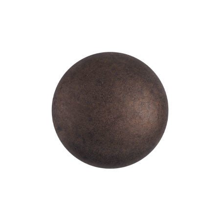 Cabochon par Puca® - 14 mm - Dark Bronze Mat (2 Stk.) - PerlineBeads