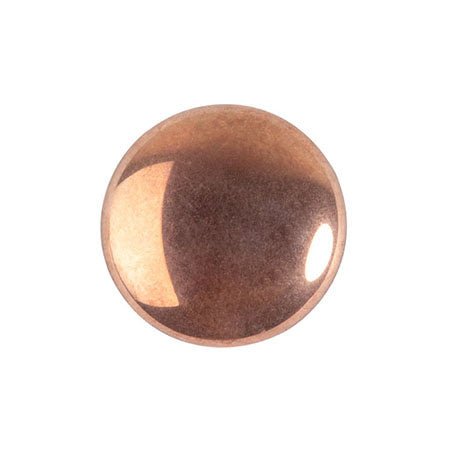 Cabochon par Puca® - 14 mm - Full Capri Gold (2 Stk.) - PerlineBeads