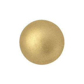 Cabochon par Puca® - 14 mm - Light Gold Mat (2 Stk.) - PerlineBeads