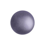 Cabochon par Puca® - 14 mm - Metallic Mat Dark Purple (2 Stk.) - PerlineBeads