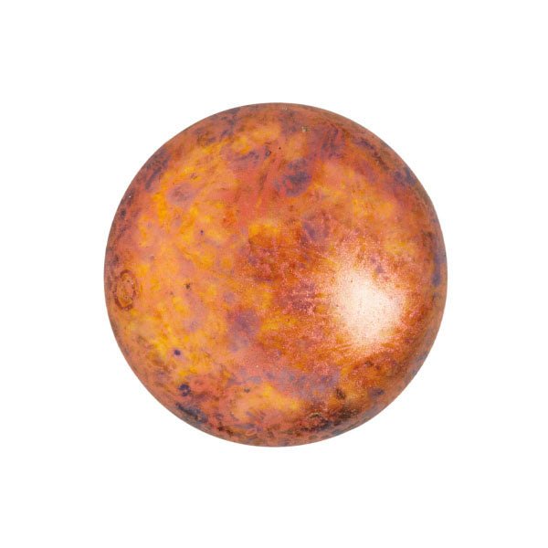 Cabochon par Puca® - 18 mm - Crystal Copper Spotted - PerlineBeads