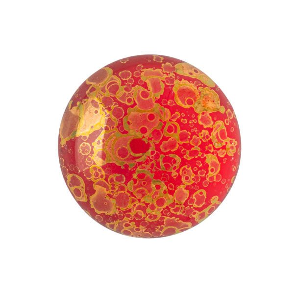 Cabochon par Puca® - 18 mm - Light Siam Bronze - PerlineBeads