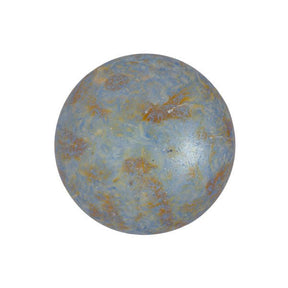 Cabochon par Puca® - 18 mm - Opaque Blue/Green Spotted - PerlineBeads