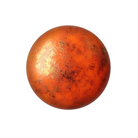 Cabochon par Puca - 18 mm - Opaque Hyacinth Bronze - PerlineBeads