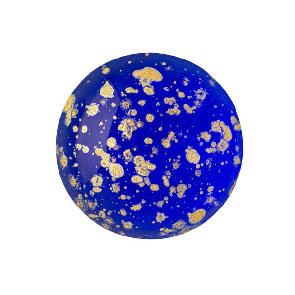 Cabochon par Puca® - 18 mm - Sapphire Splash Gold - PerlineBeads