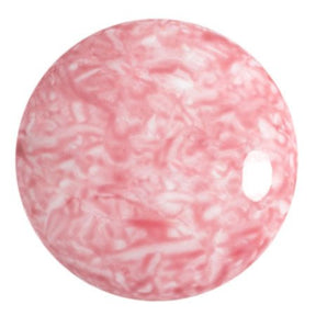 Cabochon par Puca - 25 mm - Milky Light Rose - PerlineBeads