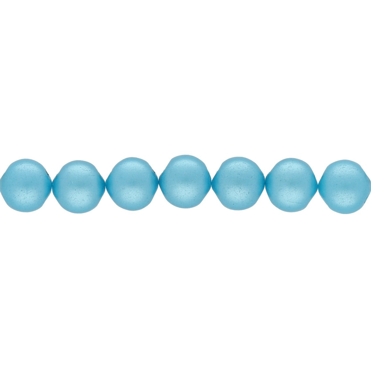 Candy Glasperle 6 mm - Pastel Aqua - PerlineBeads
