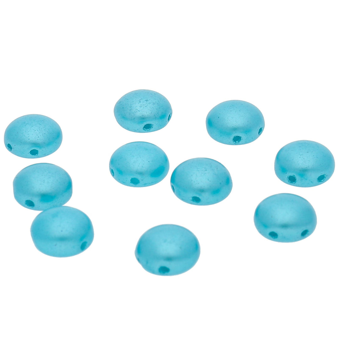 Candy Glasperle 8 mm - Pastel Aqua - PerlineBeads