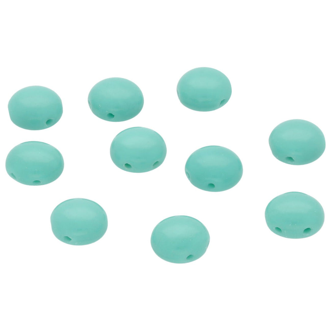 Candy Glasperle 8 mm - Turquoise Green - PerlineBeads