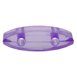 Carrier Bead aus Acryl 18x9 mm - Violet transparent - PerlineBeads
