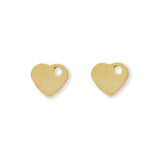 Charm-Anhänger Herz - Edelstahl - PerlineBeads