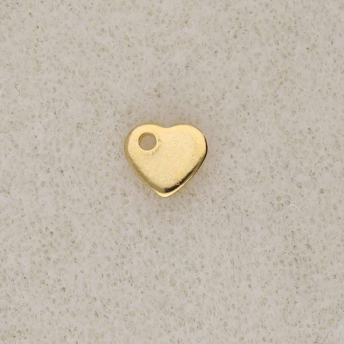 Charm-Anhänger Herz - Edelstahl - PerlineBeads