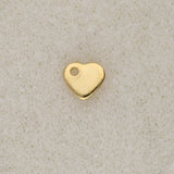 Charm-Anhänger Herz - Edelstahl - PerlineBeads