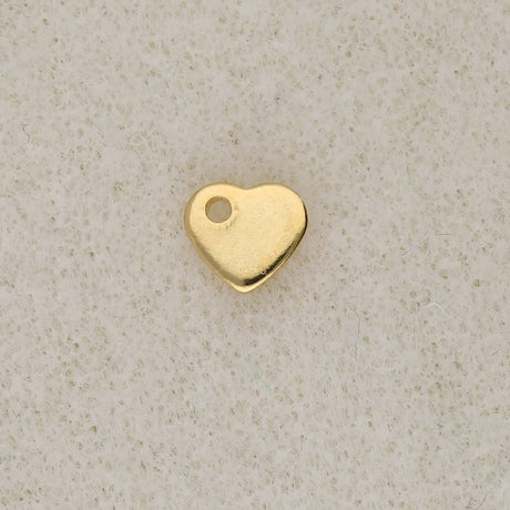 Charm-Anhänger Herz - Edelstahl - PerlineBeads