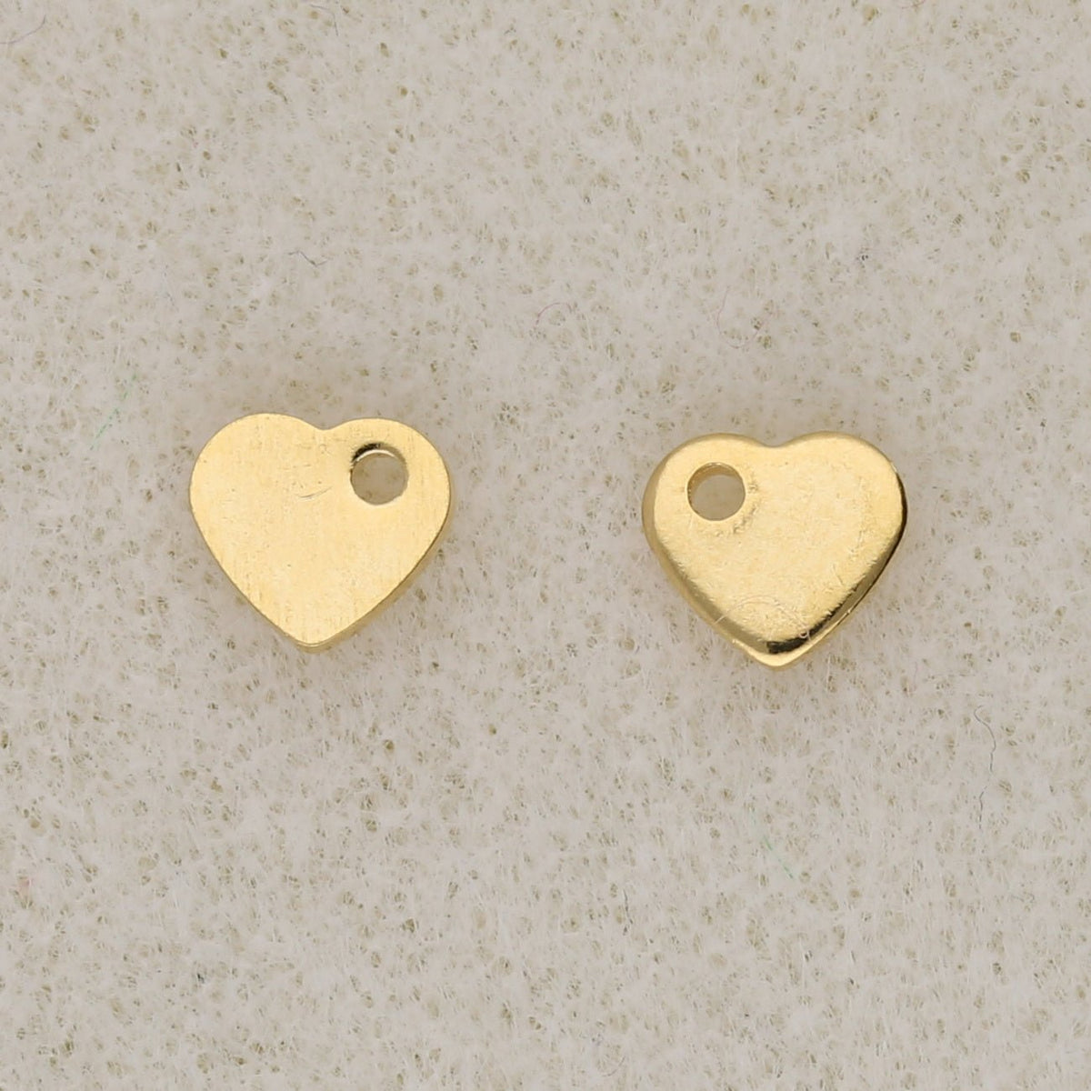 Charm-Anhänger Herz - Edelstahl - PerlineBeads