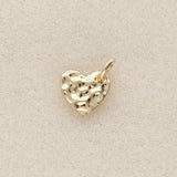 Charm-Anhänger Herz (gehämmert) - PerlineBeads