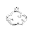 Charm-Anhänger Wolke - Versilbert - PerlineBeads