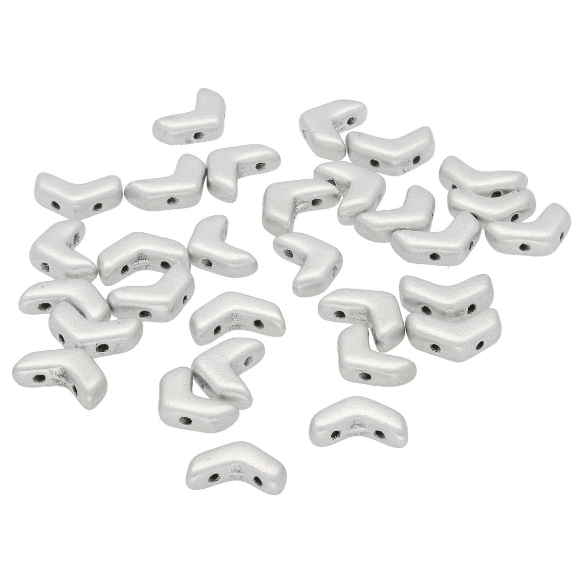 Chevron Duo 10x4 mm – Bronze Aluminium - PerlineBeads