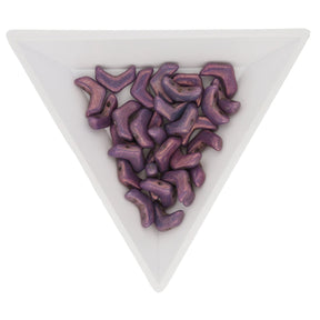 Chevron Duo 10x4 mm – Purple Vega - PerlineBeads