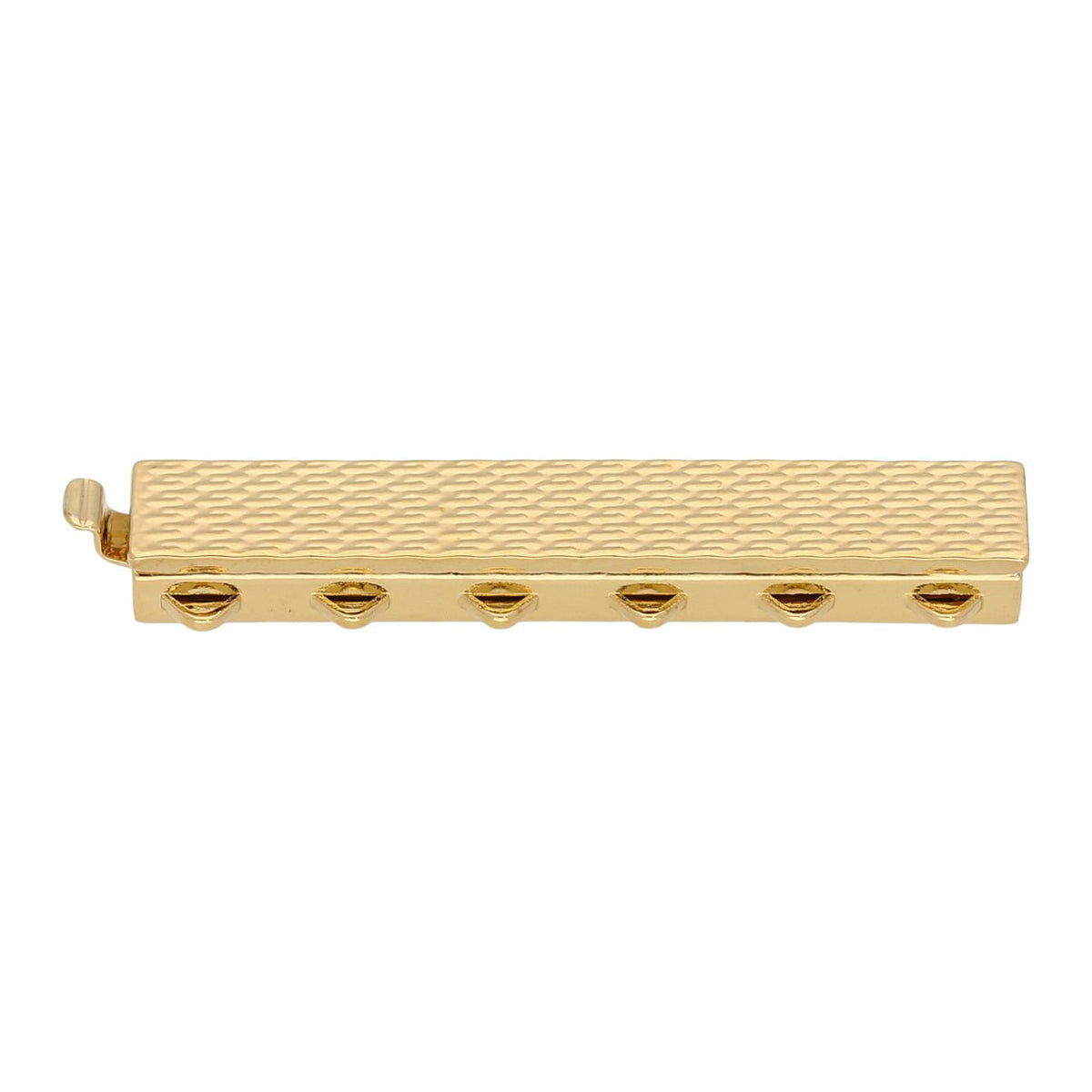Claspgarten Neumann – Schmuck-Federverschluss 6-reihig - vergoldet - PerlineBeads