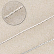 Cobra-Kette – Farbe Platin - PerlineBeads