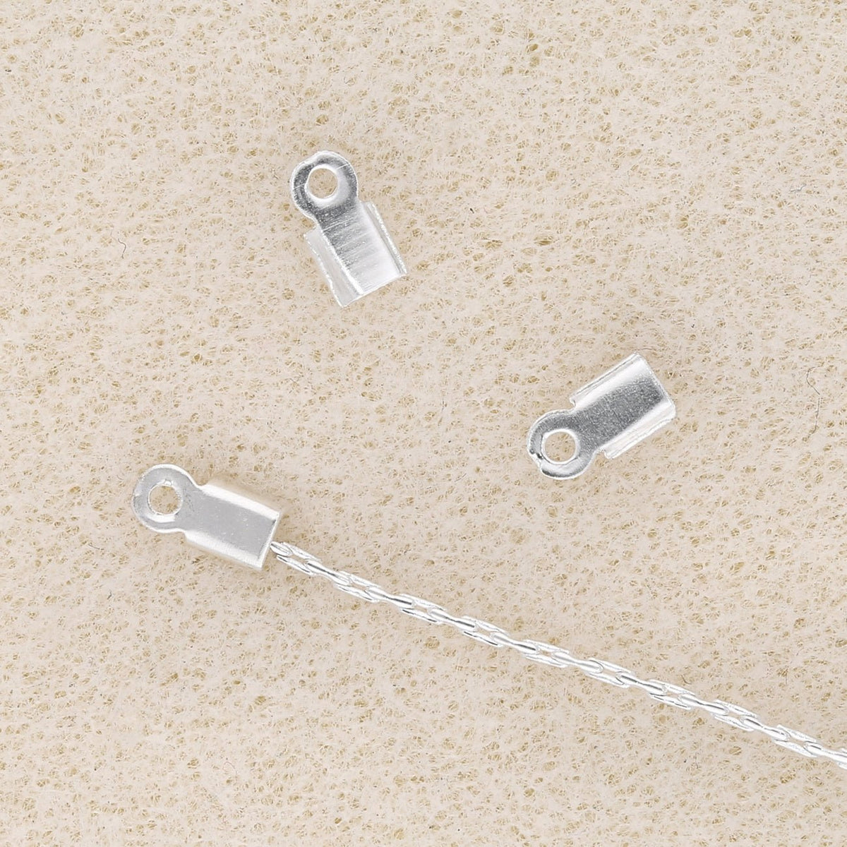 Cobra-Kette – Farbe Silber - PerlineBeads