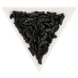 Crescent 3 x 10 mm - Jet - PerlineBeads