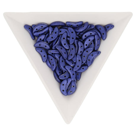 Crescent 3 x 10 mm - Metallic Violet - PerlineBeads