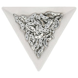 Crescent 3 x 10 mm - Silver - PerlineBeads