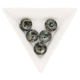 Cup Button 14 mm - Jet Picasso - PerlineBeads