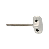 Cymbal™ Alopronia-Ginko Ohrringe - Silver Plate - PerlineBeads