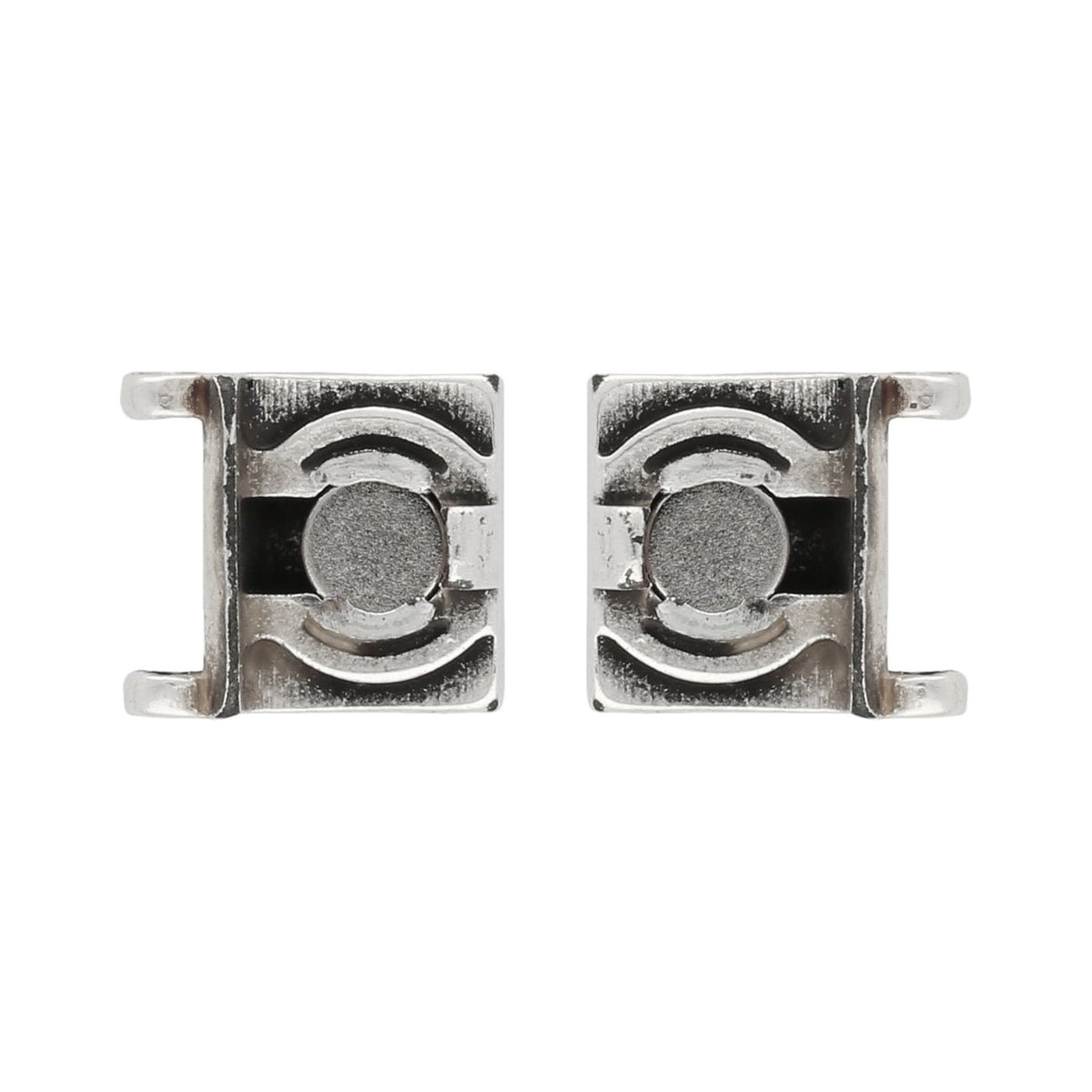 Cymbal™ Axos II Delica Magnetic Clasp - Silver Plate - PerlineBeads