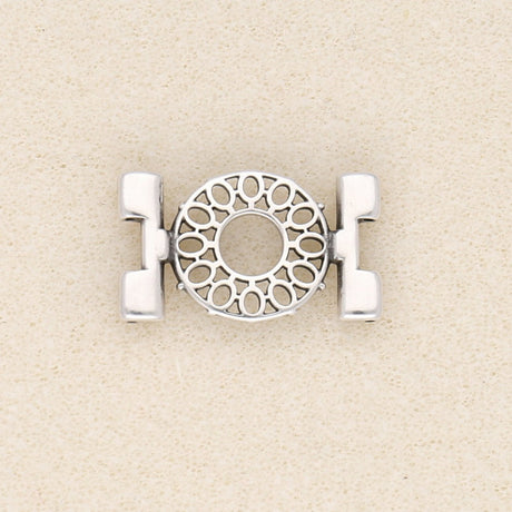 Cymbal™ Detis-Tila Bead Connector – Versilbert - PerlineBeads