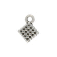 Cymbal™ Fero-Silky Side Bead Ending - Antique Silver Plate - PerlineBeads