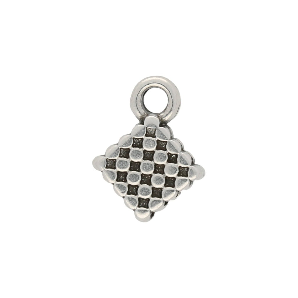 Cymbal™ Fero-Silky Side Bead Ending - Antique Silver Plate - PerlineBeads