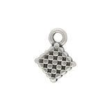 Cymbal™ Fero-Silky Side Bead Ending - Antique Silver Plate - PerlineBeads