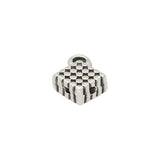 Cymbal™ Fero-Silky Side Bead Ending - Antique Silver Plate - PerlineBeads