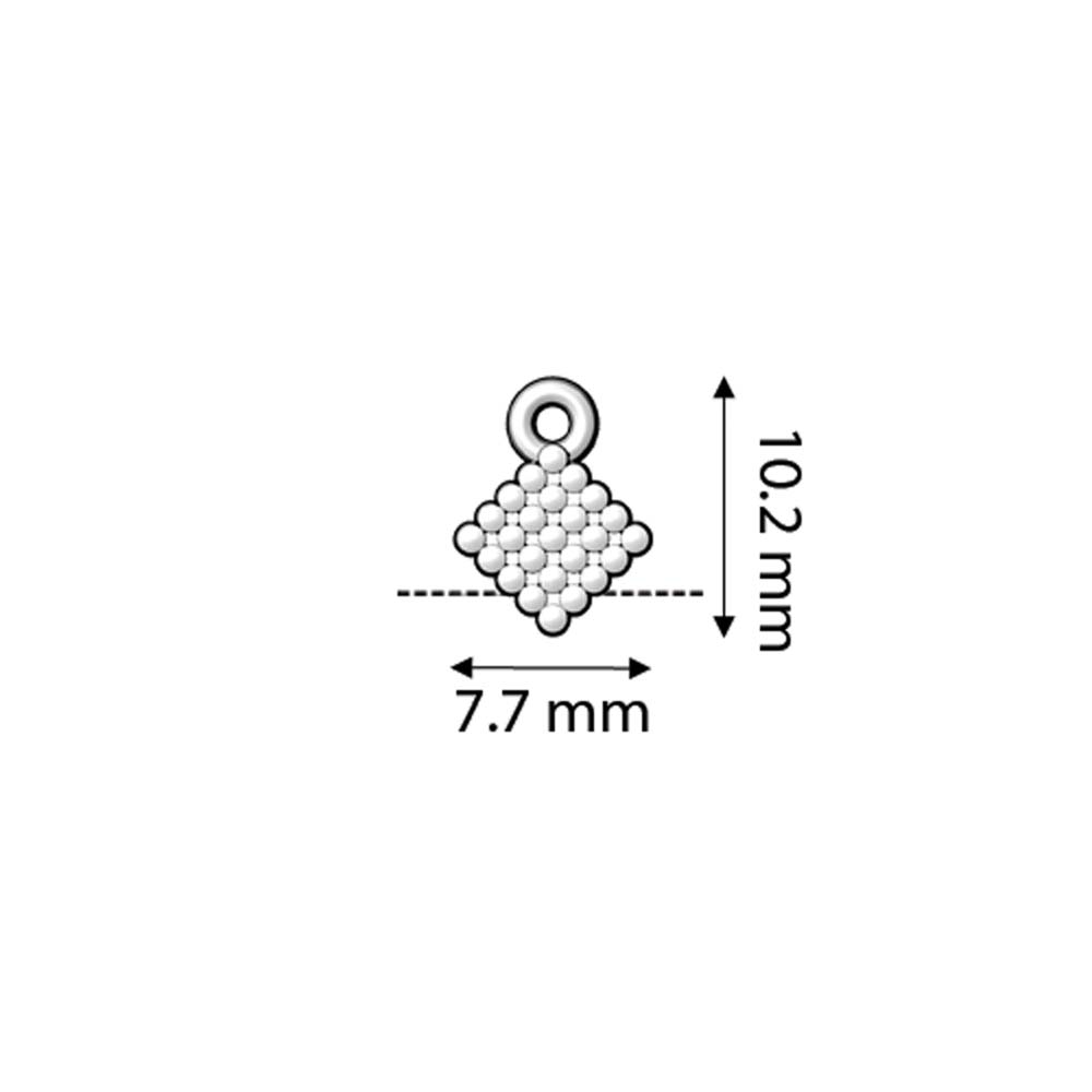 Cymbal™ Fero-Silky Side Bead Ending - Gold Plate - PerlineBeads