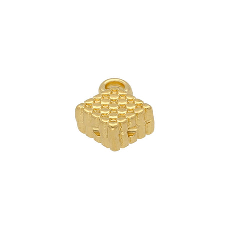 Cymbal™ Fero-Silky Side Bead Ending - Gold Plate - PerlineBeads