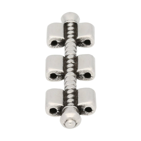 Cymbal™ Kalogeros-Tila Bead Connector – Versilbert - PerlineBeads