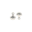 Cymbal™ Karavos-Ginko Bead Ending - Silver Plate - PerlineBeads