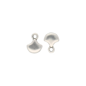 Cymbal™ Karavos-Ginko Bead Ending - Silver Plate - PerlineBeads
