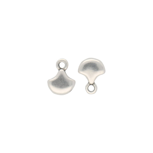 Cymbal™ Karavos-Ginko Bead Ending - Silver Plate - PerlineBeads