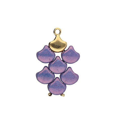 Cymbal™ Karavos-Ginko Bead Ending - Silver Plate - PerlineBeads