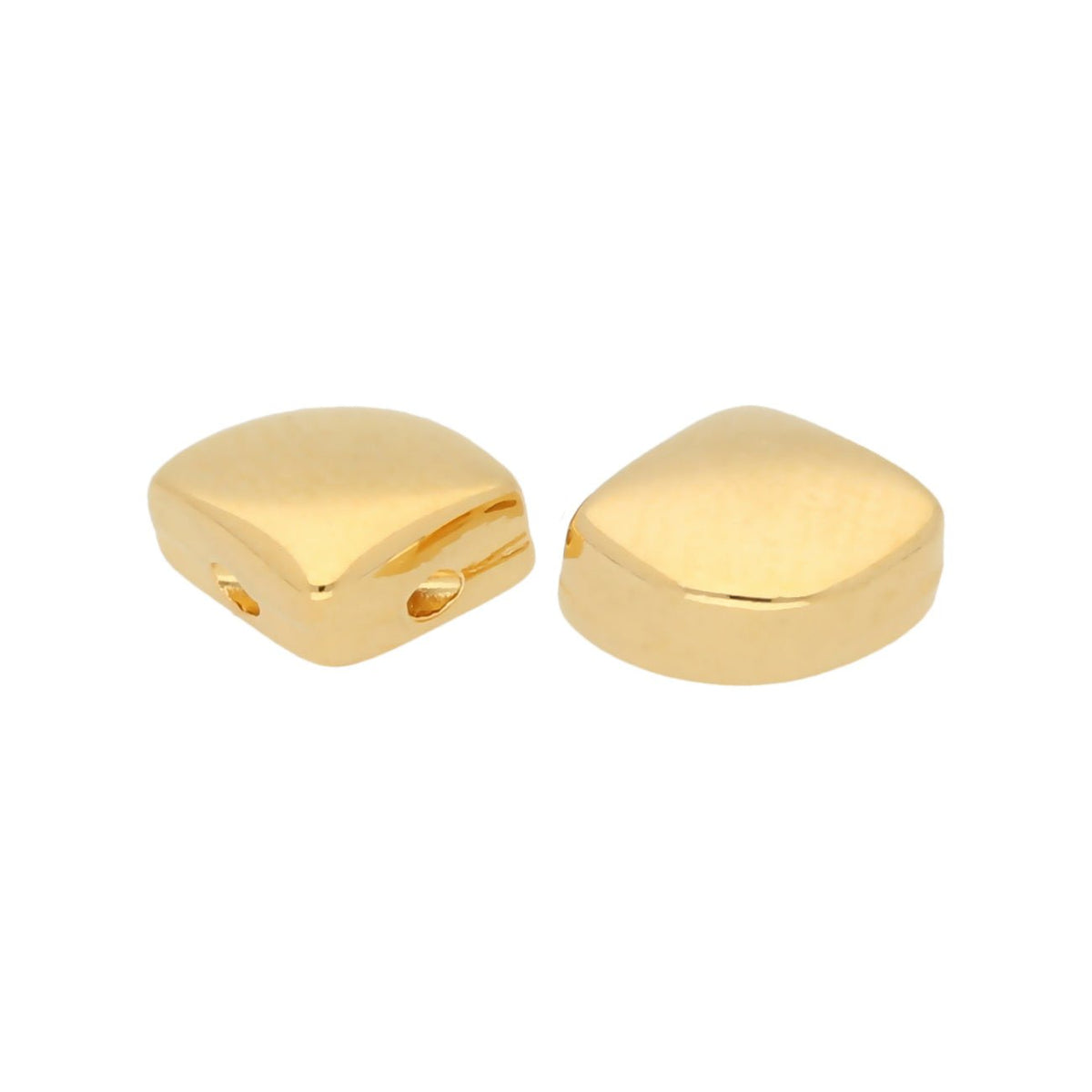 Cymbal™ Kardiani-Silky Side Bead - Gold Plate - PerlineBeads