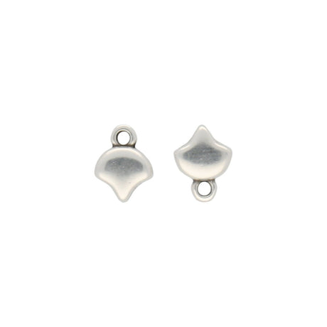 Cymbal™ Kastro-Ginko Bead Ending - Silver Plate - PerlineBeads