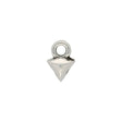 Cymbal™ Kleftiko-GemDuo Bead Ending - Antique Silver Plate - PerlineBeads