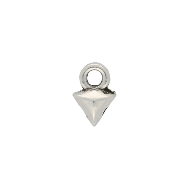 Cymbal™ Kleftiko-GemDuo Bead Ending - Antique Silver Plate - PerlineBeads