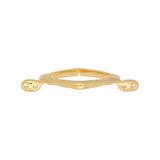 Cymbal™ Kotroni-SuperDuo Bead Connector - 24K Gold Plate - PerlineBeads
