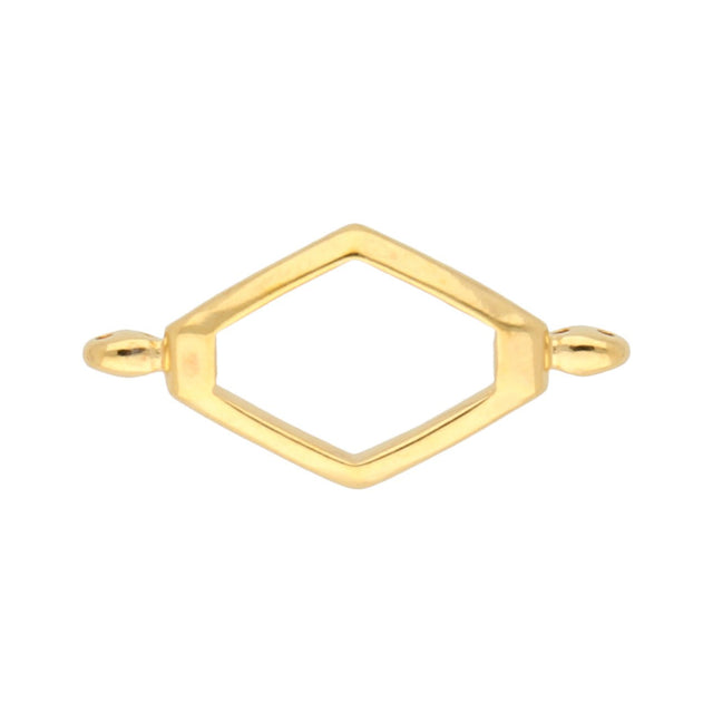 Cymbal™ Kotroni-SuperDuo Bead Connector - 24K Gold Plate - PerlineBeads